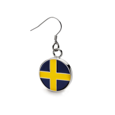 Sveriges Flagga Örhänge