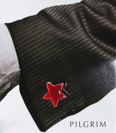 Manschettknappar Pilgrim 'Star', Röd